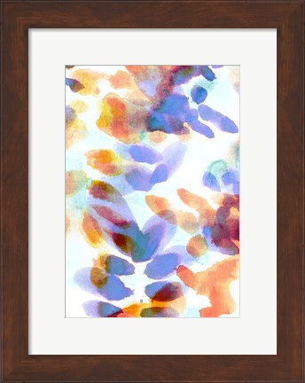 Framed Bloom Indigo Print