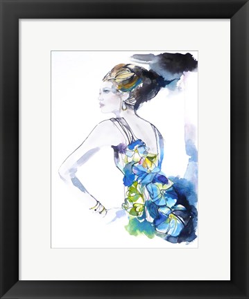 Framed Flower Dress Print