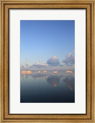Framed Sunrise Sails Print