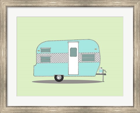 Framed Frolic Camper Print