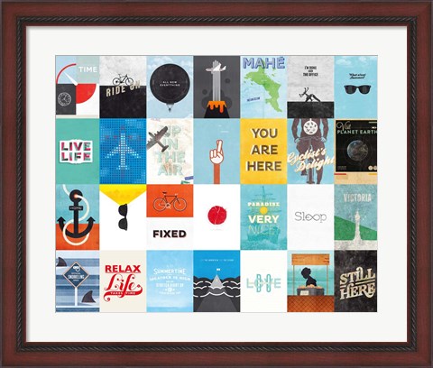 Framed Leisure Travel Vacation Print