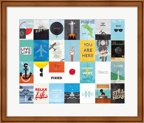 Framed Leisure Travel Vacation Print