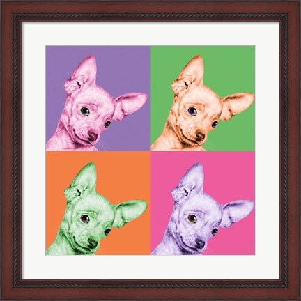 Framed Sweet Chihuahua Pop Print