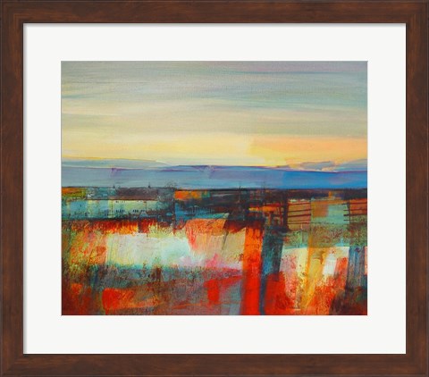 Framed Early Morning Light-Wadsworth Moor Print