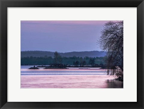 Framed Evening on the Bay Print
