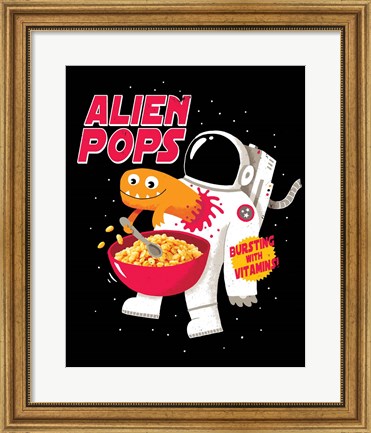 Framed Alien Pops Print