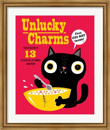 Framed Unlucky Charms Print