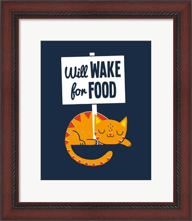 Framed Will Wake for Food Print