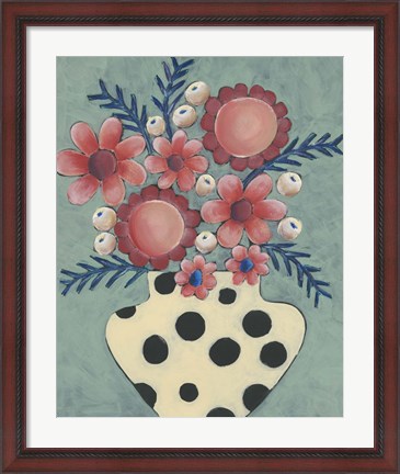 Framed Jamboree Floral II Print
