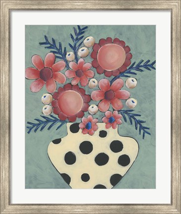 Framed Jamboree Floral II Print