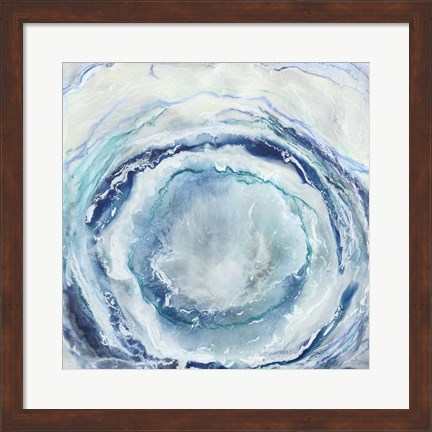 Framed Ocean Eye I Print