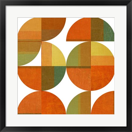 Framed Four Suns Quartered Print