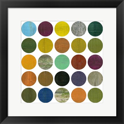 Framed Rustic Rounds 4.0 Print