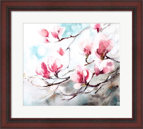 Framed Magnolia, Spring Print