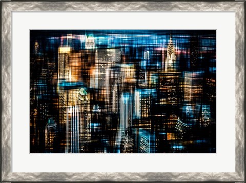 Framed Downtown I Print