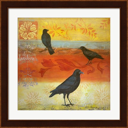 Framed Crow Crossroads Print