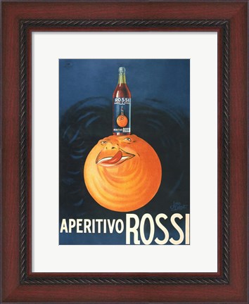 Framed Aperitivo Rossi Print