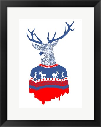 Framed Ugly Winter Pullover Print