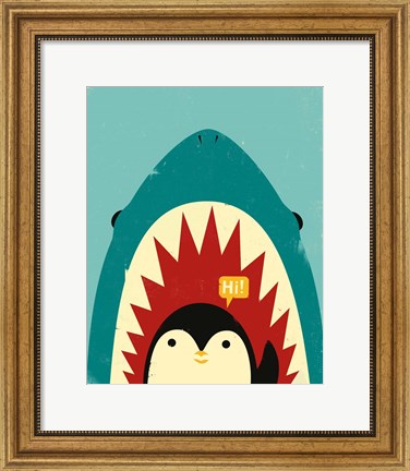 Framed Hi! Print