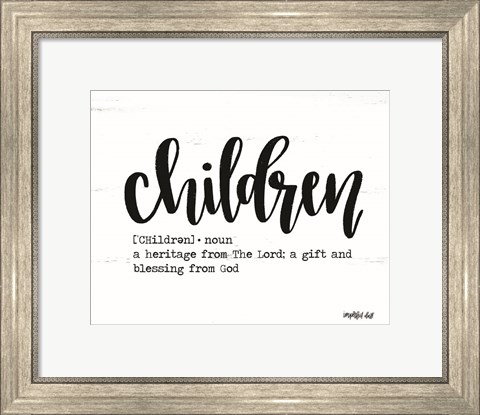 Framed Children Print