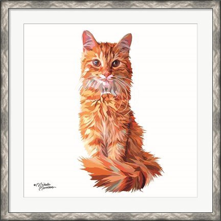 Framed Cat Print