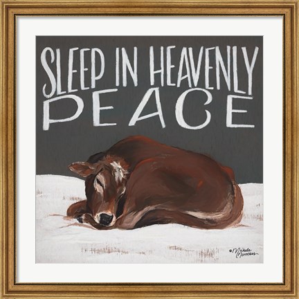 Framed Sleep in Heavenly Peace Print