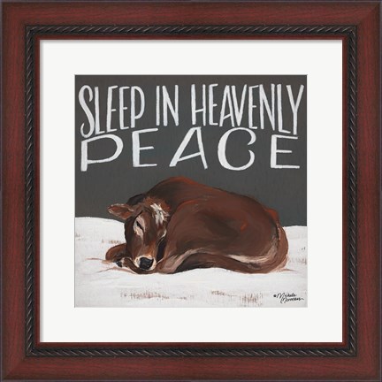 Framed Sleep in Heavenly Peace Print
