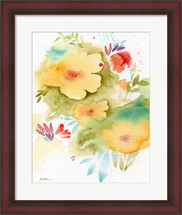 Framed Fiesta Flowers Print