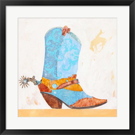 Framed Boy Boot Print