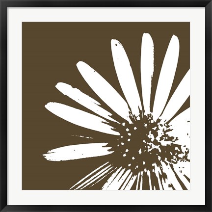 Framed Graphic Flower 2 Print