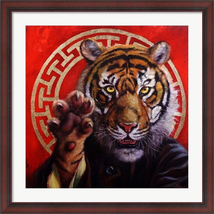 Framed Legend of Tiger Claw Print