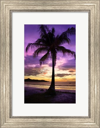 Framed Brasalito Bay, Costa Rica Print