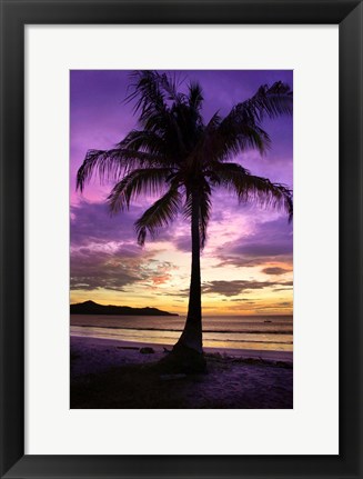 Framed Brasalito Bay, Costa Rica Print