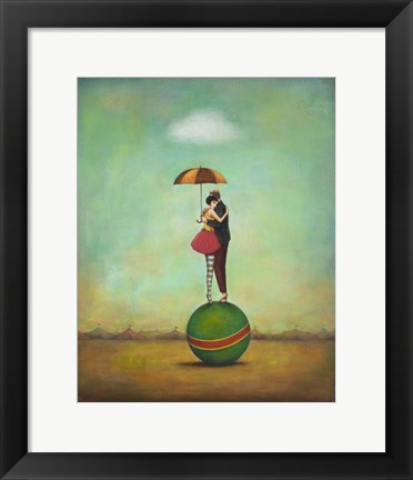 Framed Circus Romance Print