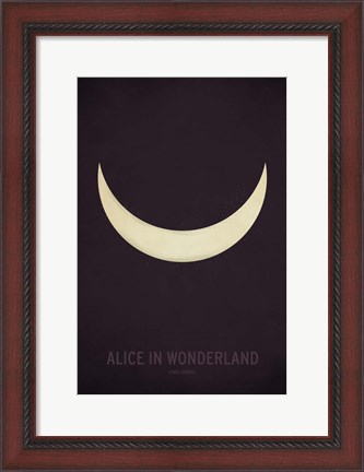 Framed Alice in Wonderland Print