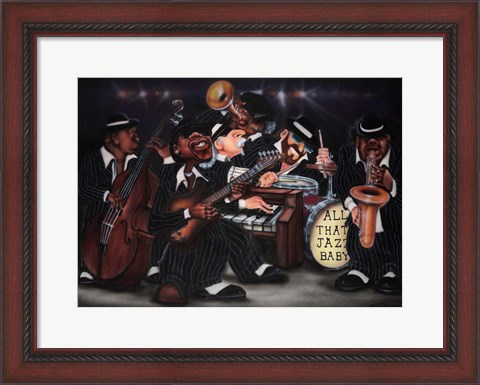 Framed All That Jazz, Baby! Print