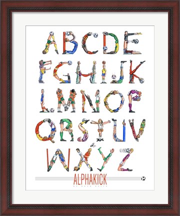 Framed Alphakick Print