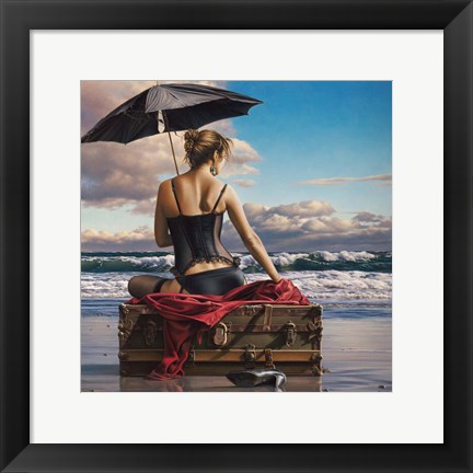 Framed On the Edge of the World Print