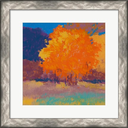 Framed Orange Maple Print