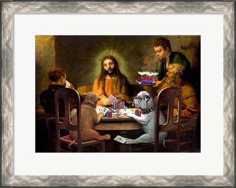 Framed Dogs Going to Hell Print