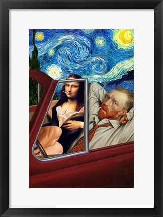 Framed Starry Night Print