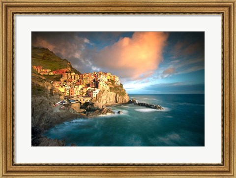 Framed Cinque Terre, Italia Print