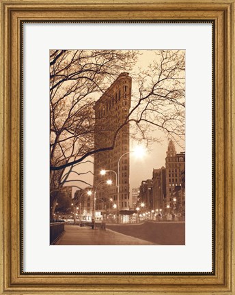 Framed Flatiron, NYC Print