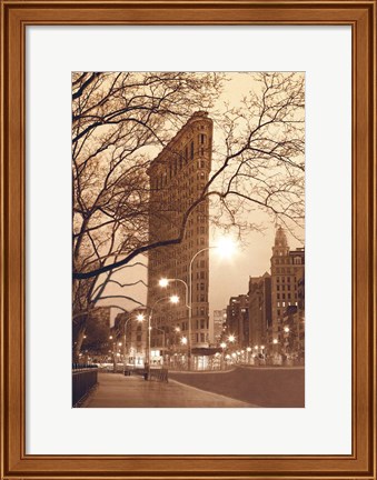 Framed Flatiron, NYC Print