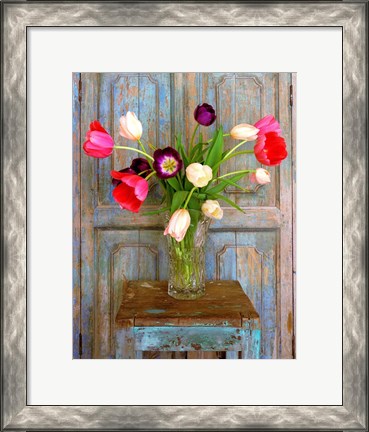 Framed Tulips, Mexico Print