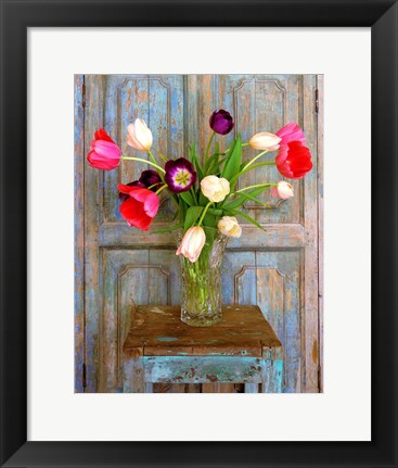 Framed Tulips, Mexico Print