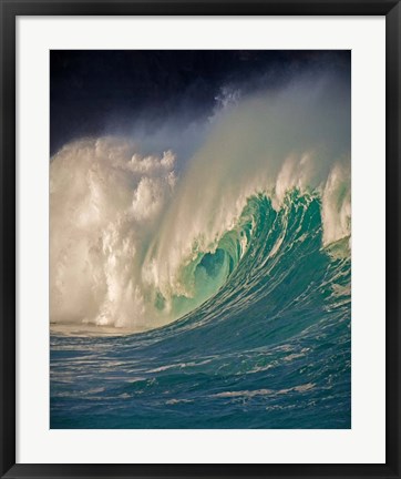 Framed Waimea, Oahu Print