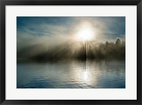 Framed Rising above the Water Print