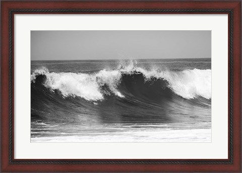Framed Wave BW Print