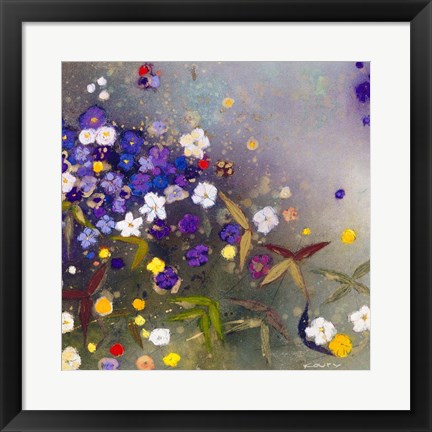 Framed Gardens in the Mist IX Print